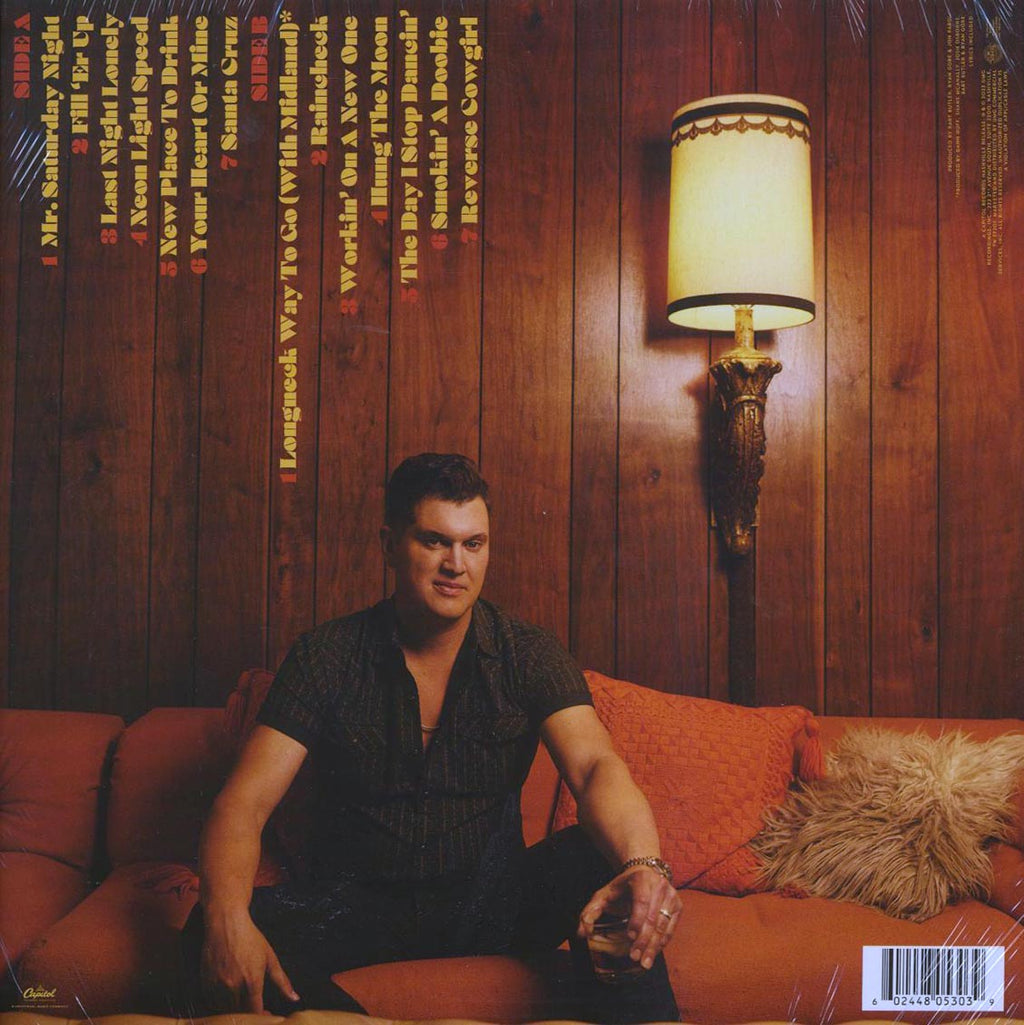 Jon Pardi - Mr. Saturday Night vinyl LP back cover