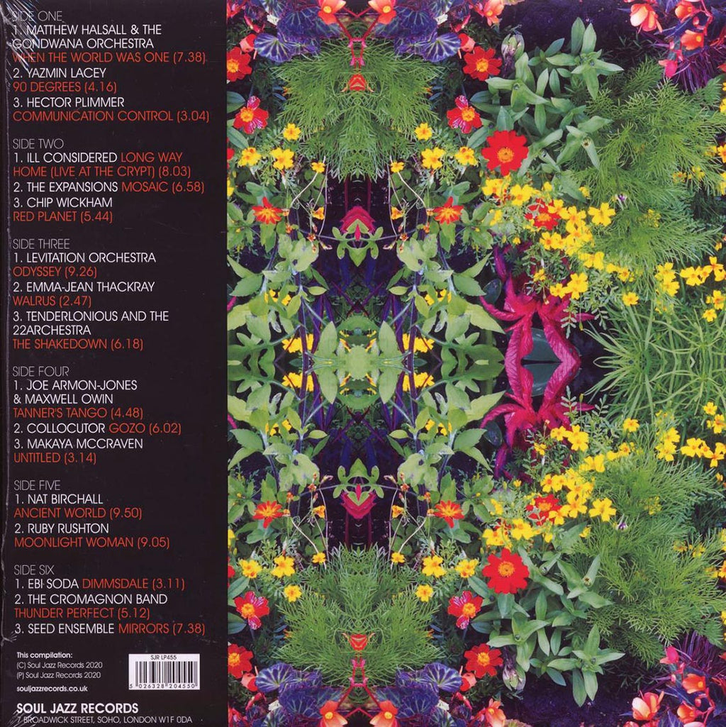 Matthew Halsall, Yazmin Lacey, Ill Considered, Etc. - Kaleidoscope: New Spirits Known & Unknown (3xLP) vinyl LP back cover
