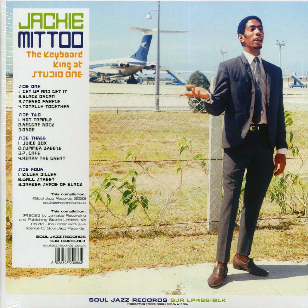 Jackie Mittoo - The Keyboard King At Studio One (2xLP) vinyl LP back cover