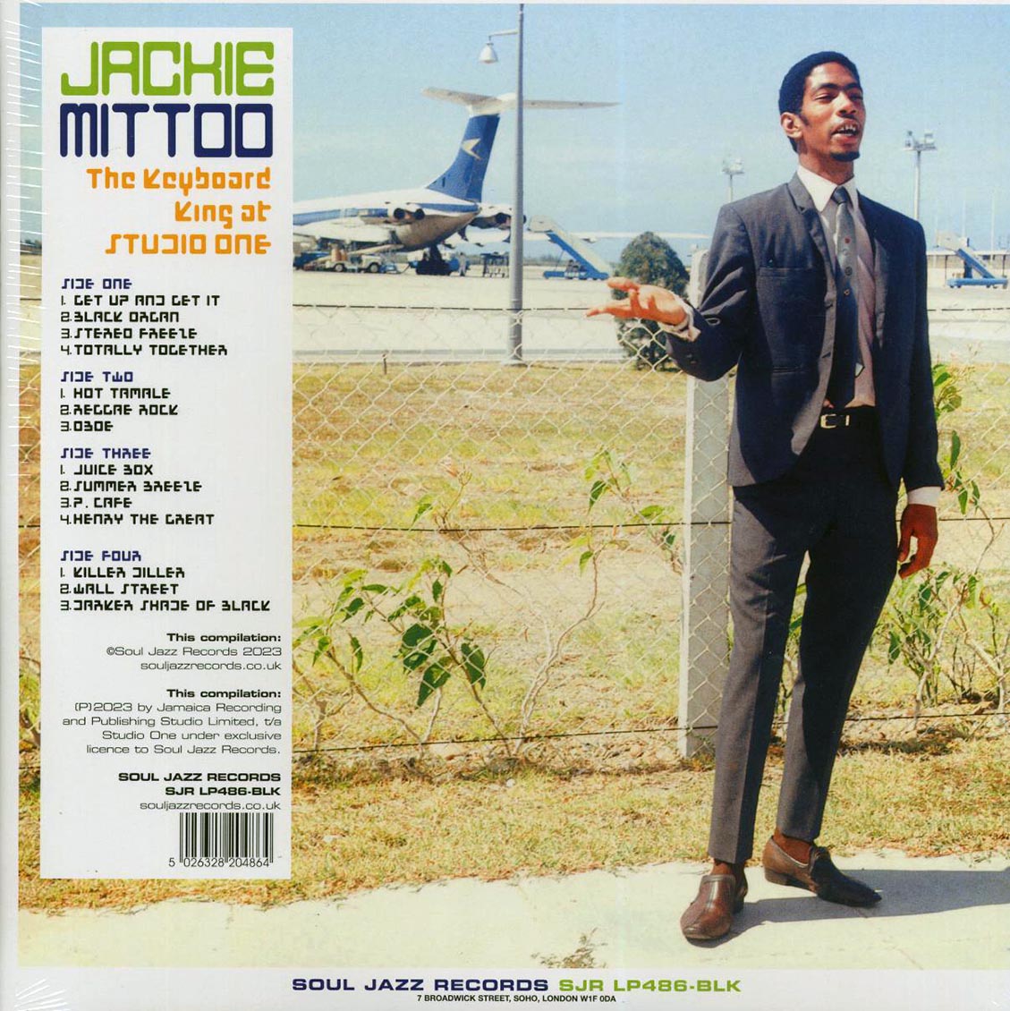 Jackie Mittoo - The Keyboard King At Studio One (2xLP) vinyl LP back cover