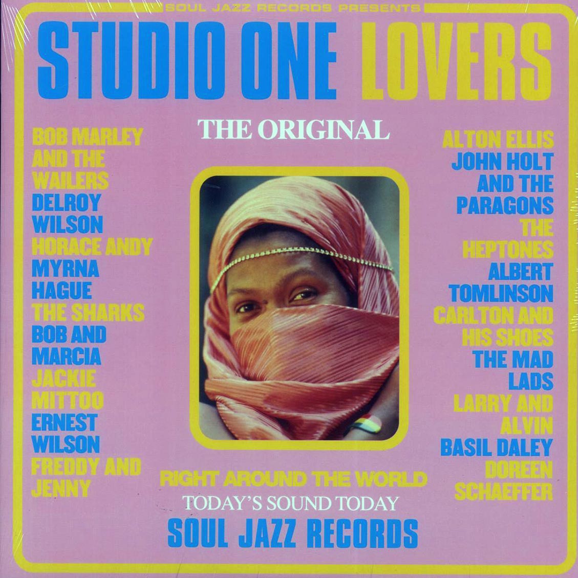 Bob Marley, Carlton & His Shoes, Alton Ellis, Horace Andy, John Holt, Etc. - Studio One Lovers (2xLP) vinyl LP front cover