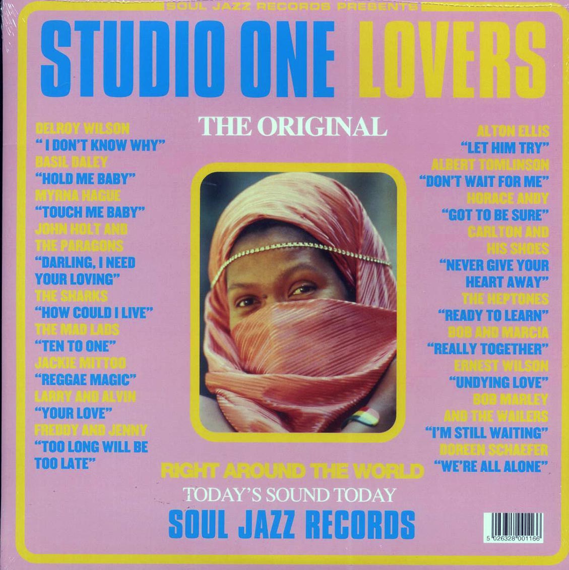 Bob Marley, Carlton & His Shoes, Alton Ellis, Horace Andy, John Holt, Etc. - Studio One Lovers (2xLP) vinyl LP back cover