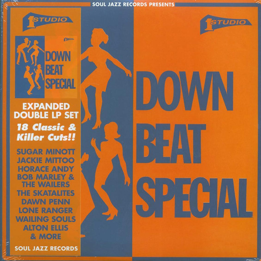 Bob Marley, The Skatalites, Dawn Penn, Wailing Souls, Sugar Minotts, Etc. - Down Beat Special (2xLP) vinyl LP front cover