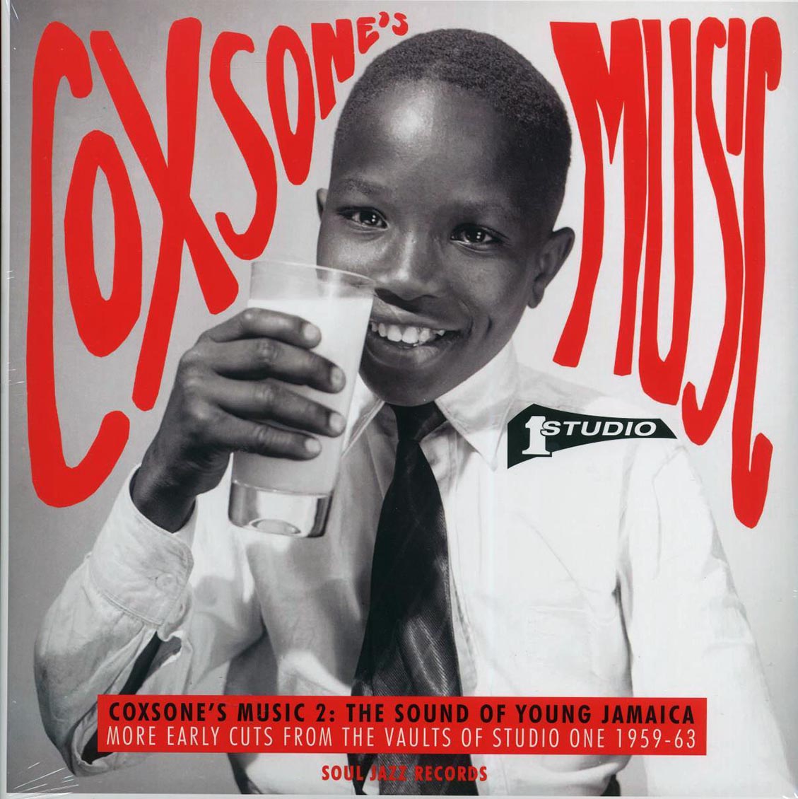 Don Drummond, Roland Alphonso, The Maytals, Owen Gray, Tommy McCook, Etc. - Coxsone's Music 2: The Sound Of Young Jamaica, More Early Cuts From The Vaults Of Studio One 1959-63 (3xLP) vinyl LP front cover