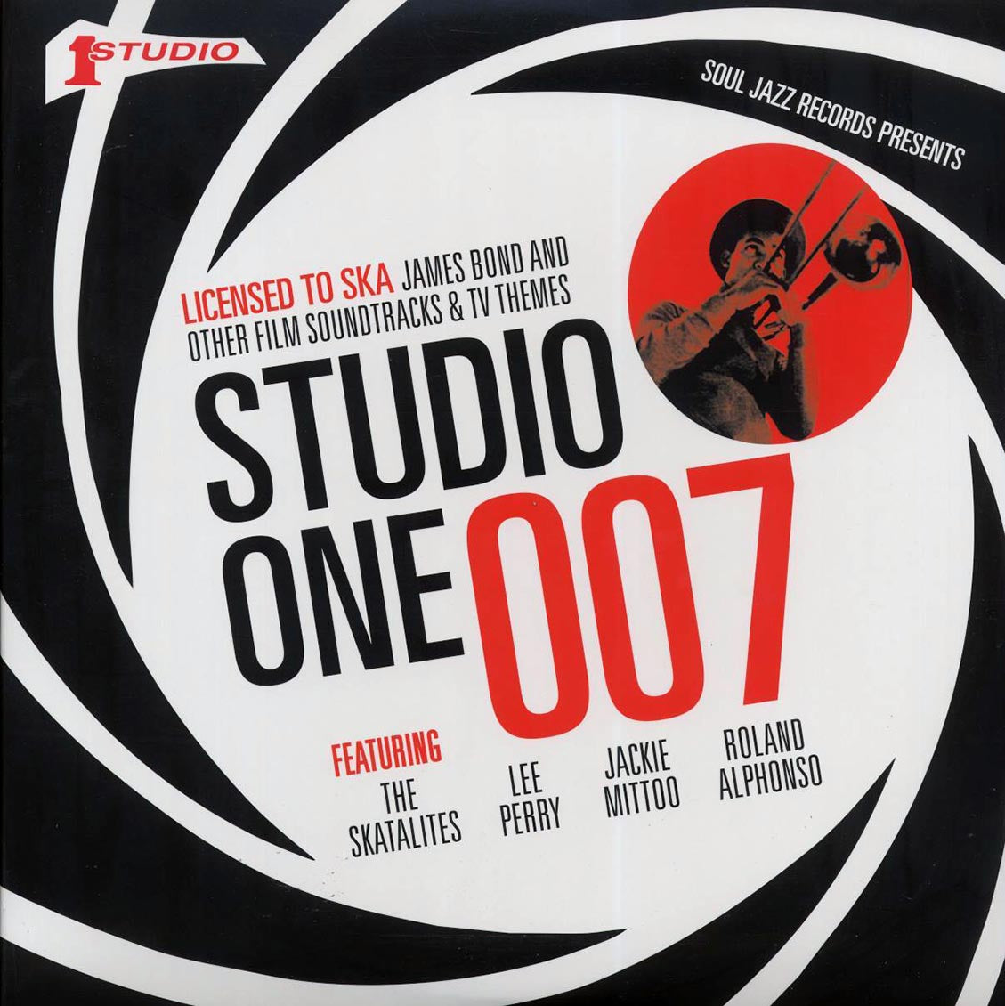 Lee Perry, The Skatalites, Jackie Mittoo, Roland Alphonso, Etc. - Studio One 007: Licensed To Ska (2xLP) vinyl LP front cover