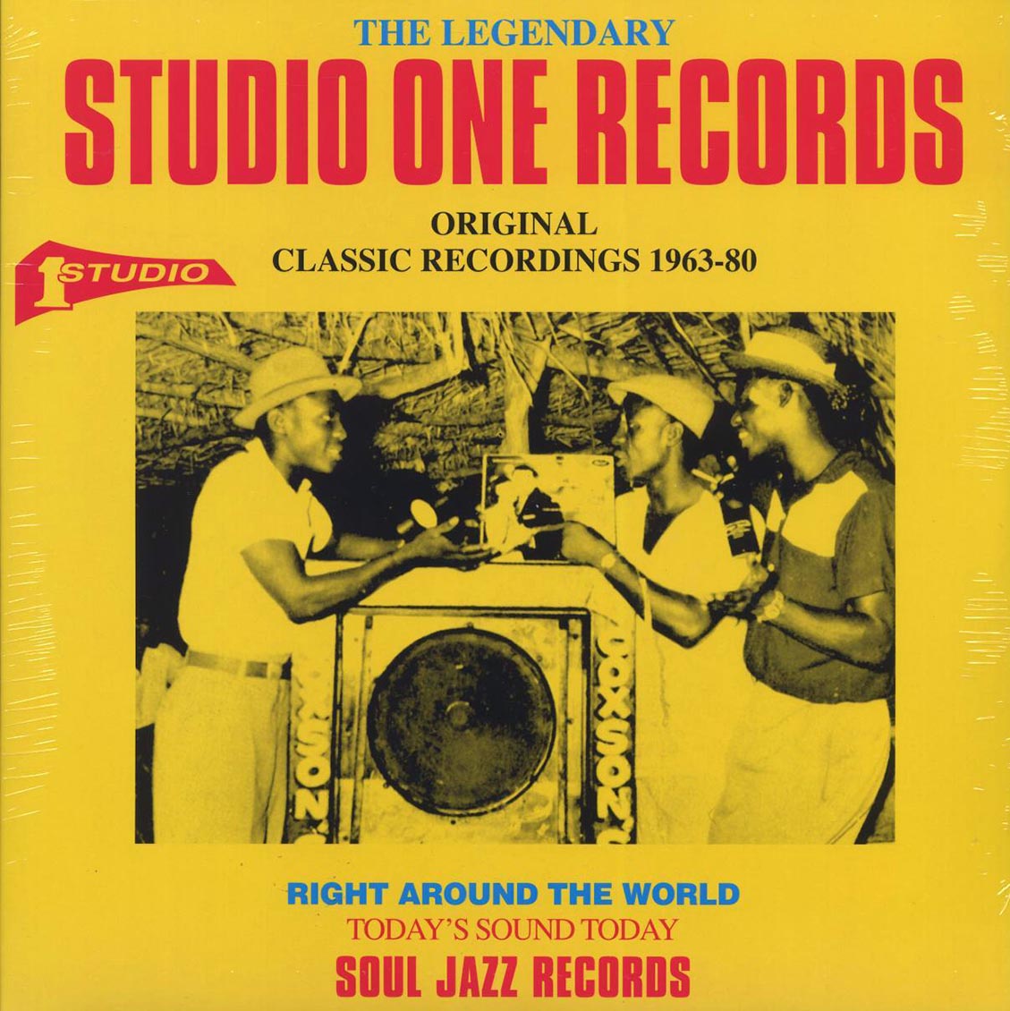 The Skataites, The Maytals, Freddy McKay, dub Specialist, Ernest Ranglin, Lone Ranger, Etc. - The Legendary Studio One Records: Original Classic Recordings 1963-1980 (2xLP) vinyl LP front cover