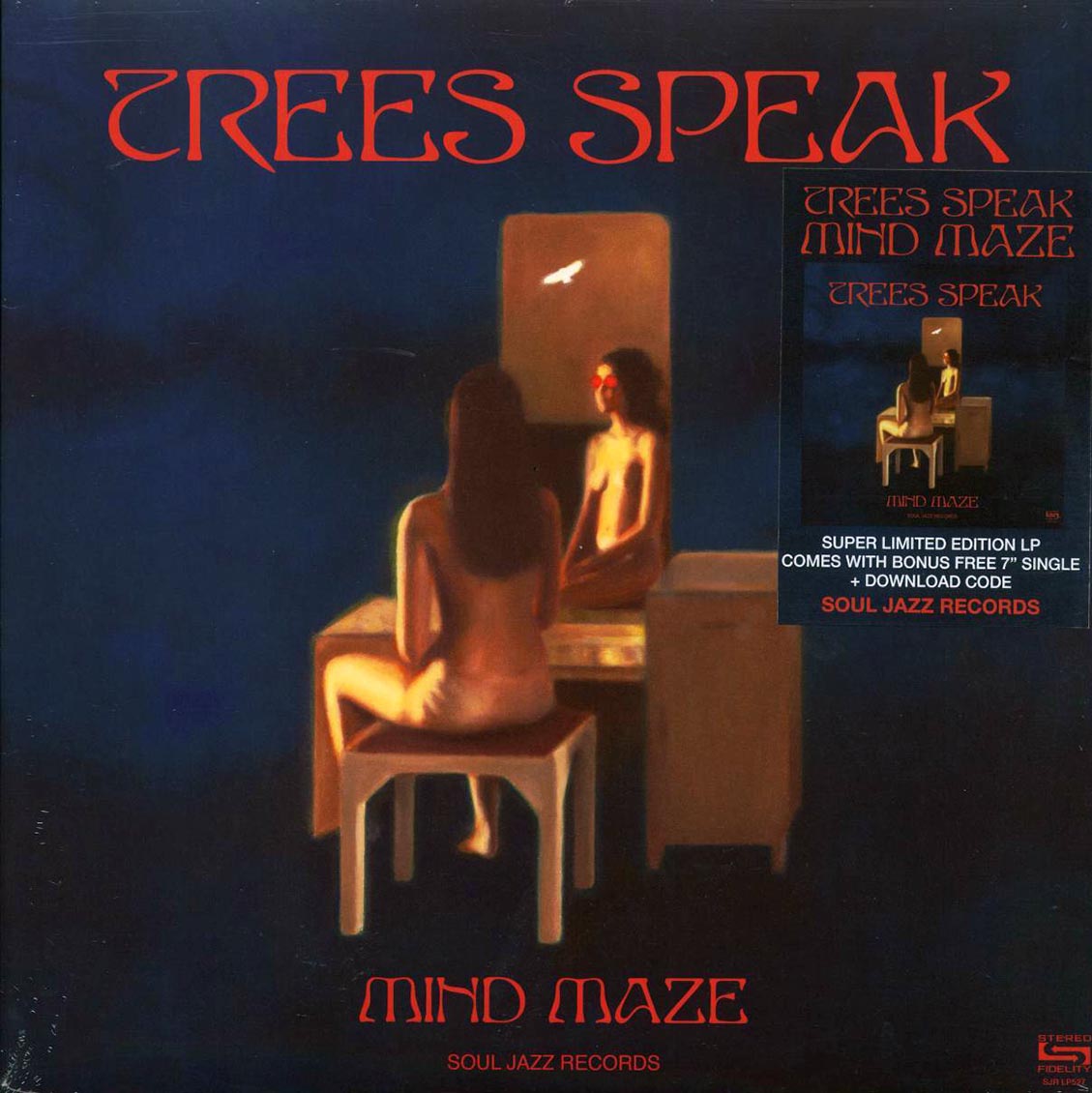 Trees Speak - Mind Maze (ltd. ed.) (incl. a bonus 45rpm vinyl) vinyl LP front cover