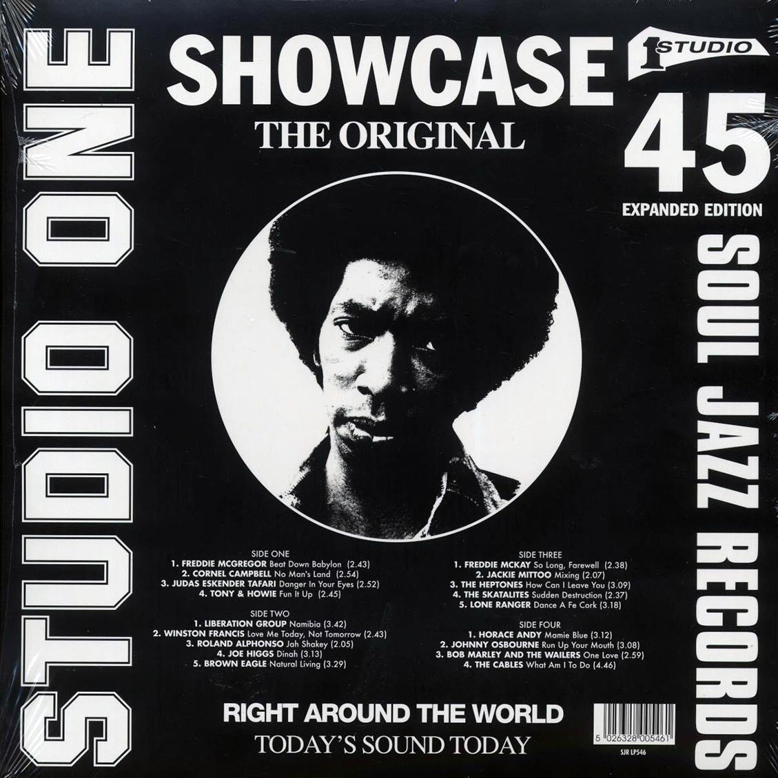 Bob Marley, The Skatalites, Jackie Mittoo, Cornell Cmpabell, Horace Andy, Etc. - Studio One Showcase 45: Expanded Edition (2xLP) (expanded edition) vinyl LP back cover