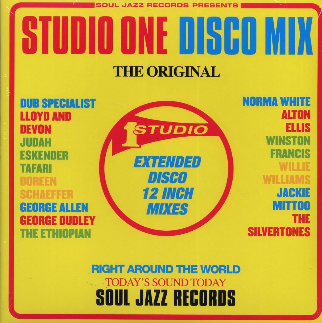 Jackie Mittoo, Willie Williams, Judah Eskender Tafari, Dub Specialist, Etc. - Studio One Disco Mix: Extended Disco 12 Inch Mixes (2xLP) vinyl LP front cover
