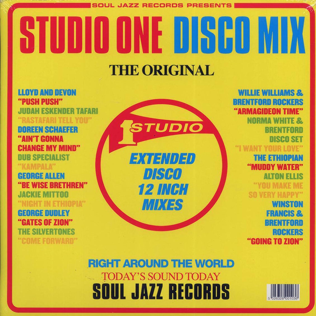 Jackie Mittoo, Willie Williams, Judah Eskender Tafari, Dub Specialist, Etc. - Studio One Disco Mix: Extended Disco 12 Inch Mixes (2xLP) vinyl LP back cover