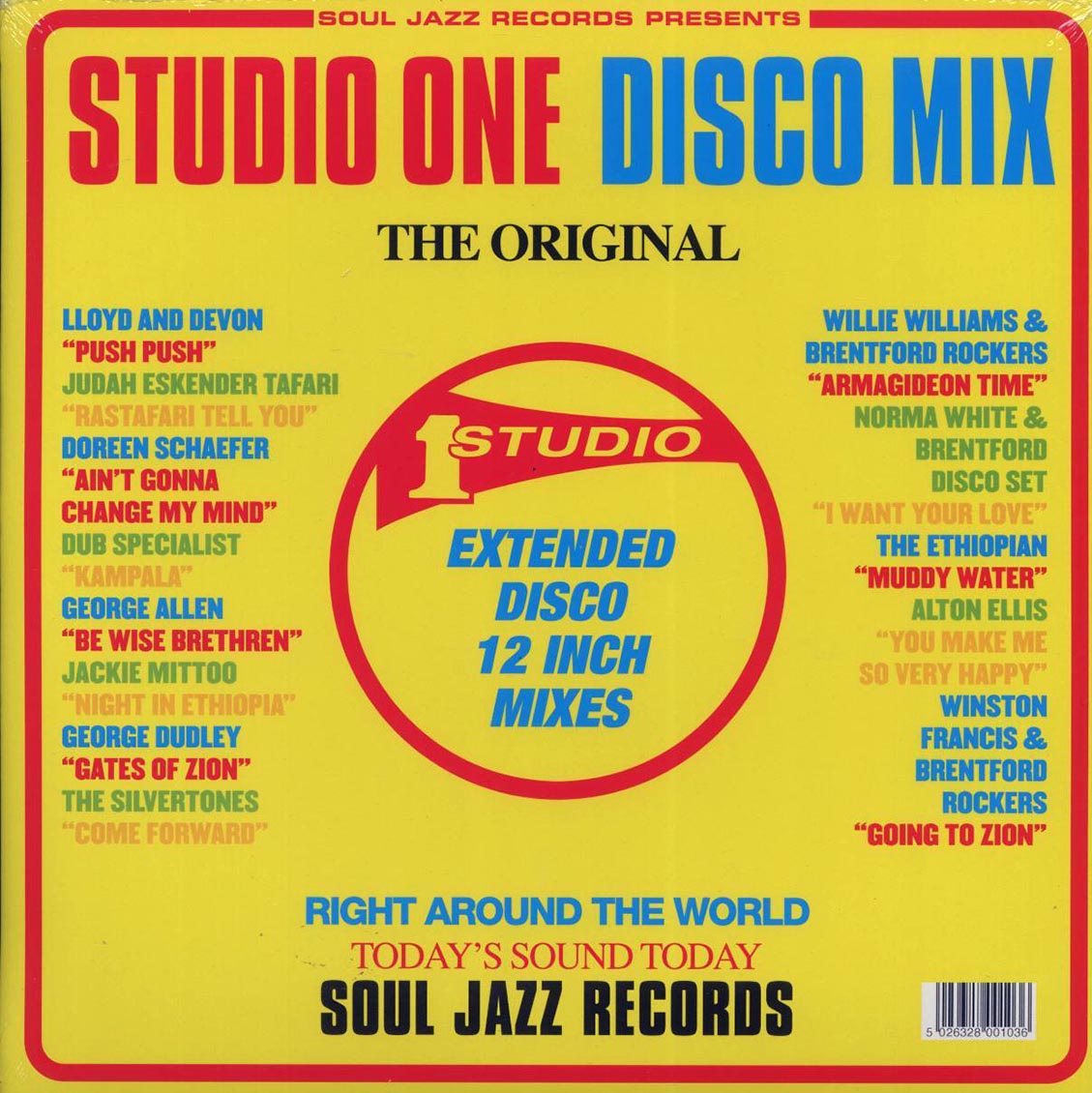 Jackie Mittoo, Willie Williams, Judah Eskender Tafari, Dub Specialist, Etc. - Studio One Disco Mix: Extended Disco 12 Inch Mixes (2xLP) vinyl LP back cover