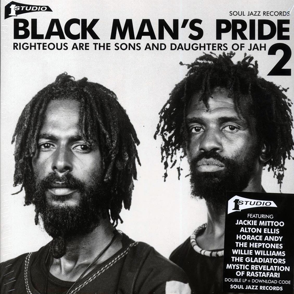 The Gladiators, Willie Williams, The Heptones, Horace Andy, Etc. - Black Man’s Pride 2: Righteous Are The Sons And Daughters Of Jah (2xLP) vinyl LP front cover