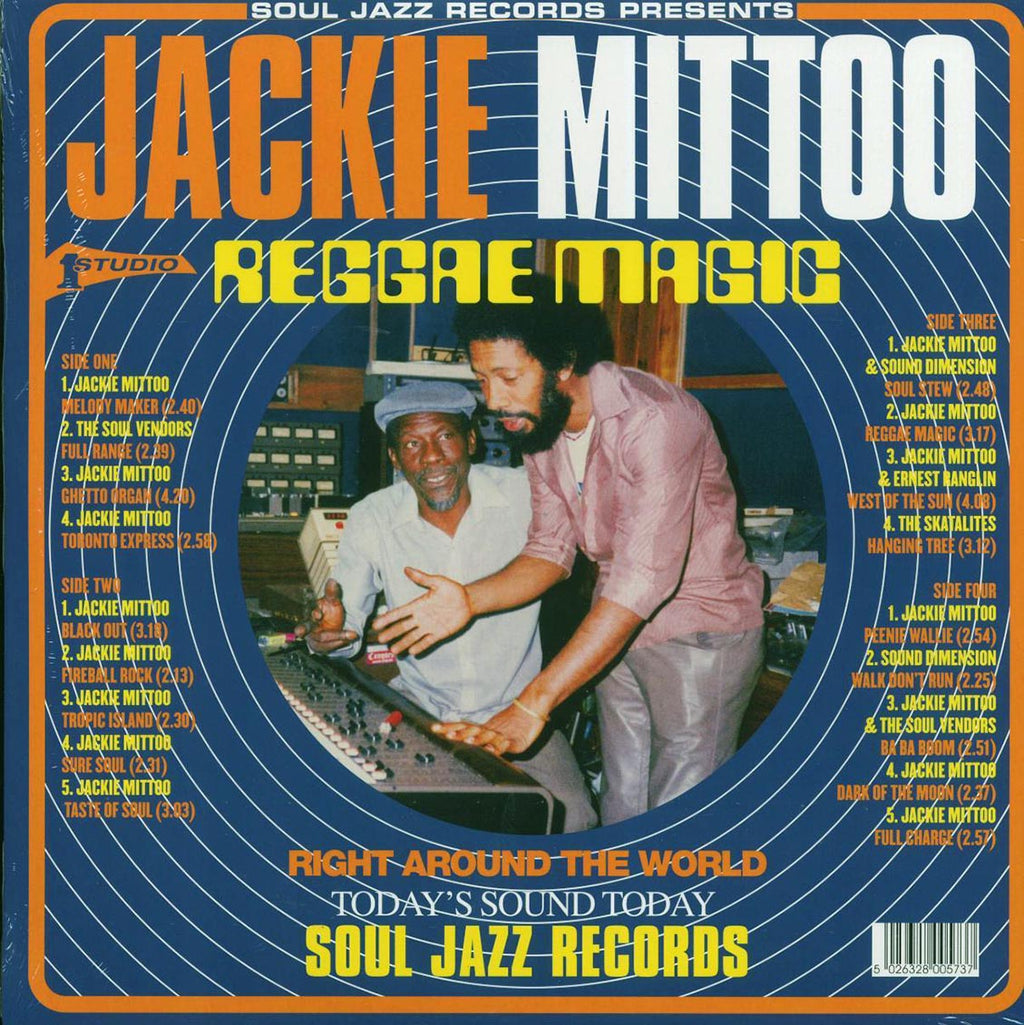 Jackie Mittoo - Reggae Magic (2xLP) vinyl LP back cover