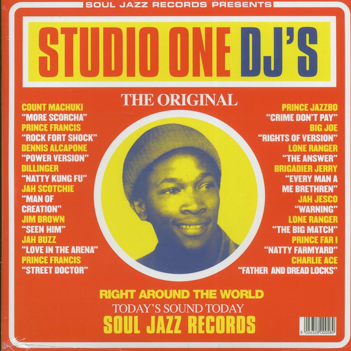 Prince Far I, Brigadier Jerry, Lone Ranger, Prince Jazzbo, Big Joe, Etc. - Studio One DJ's (2xLP) vinyl LP back cover