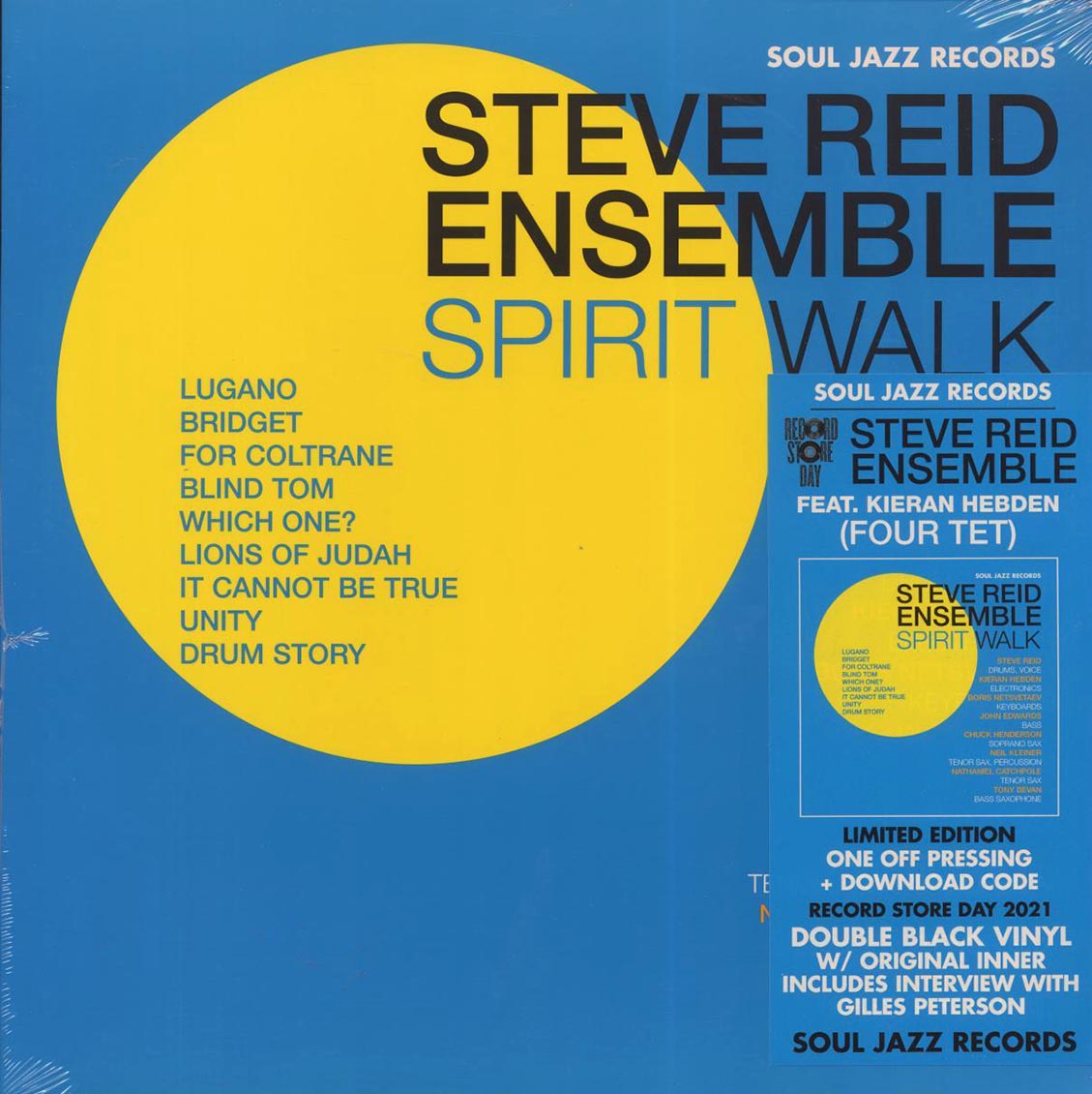 Steve Reid Ensemble - Spirit Walk (RSD 2021) (2xLP) vinyl LP front cover