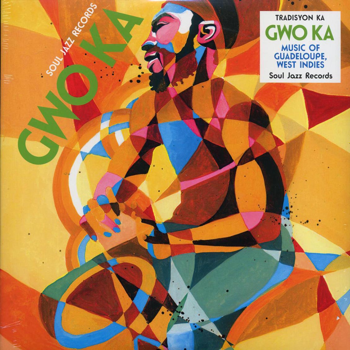 Tradisyon Ka - Gwo Ka: Music Of Guadeloupe, West Indies (2xLP) vinyl LP front cover