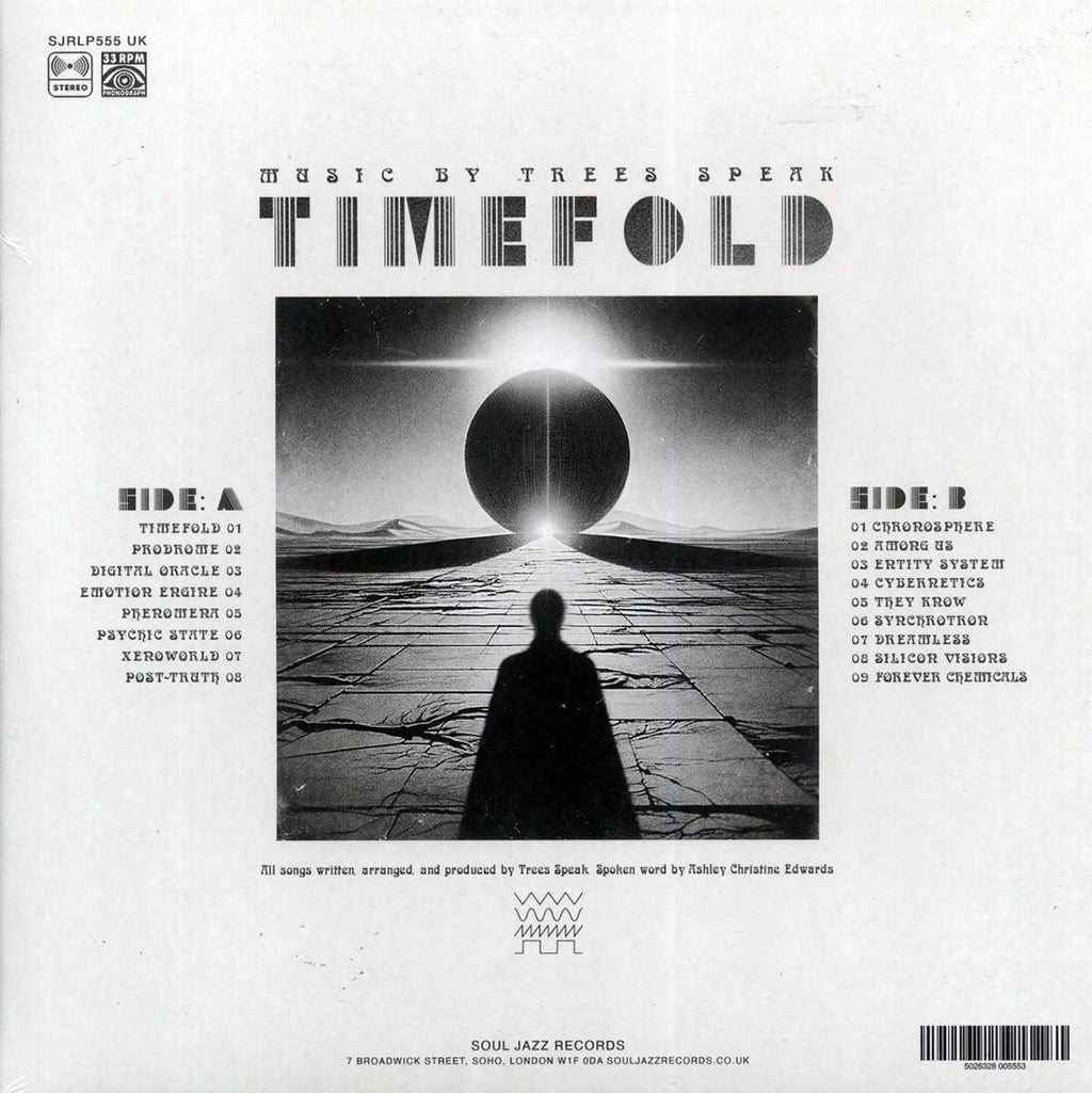 Trees Speak - TimeFold vinyl LP back cover