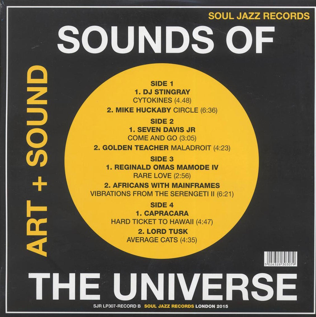 Various - Sounds Of The Universe: Art + Sound (Record B) (2xLP) vinyl LP back cover