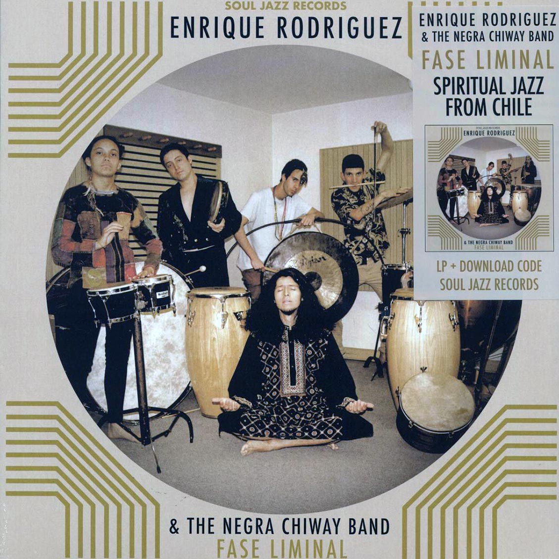 Enrique Rodriguez & The Negra Chiway Band - Fase Liminal vinyl LP front cover