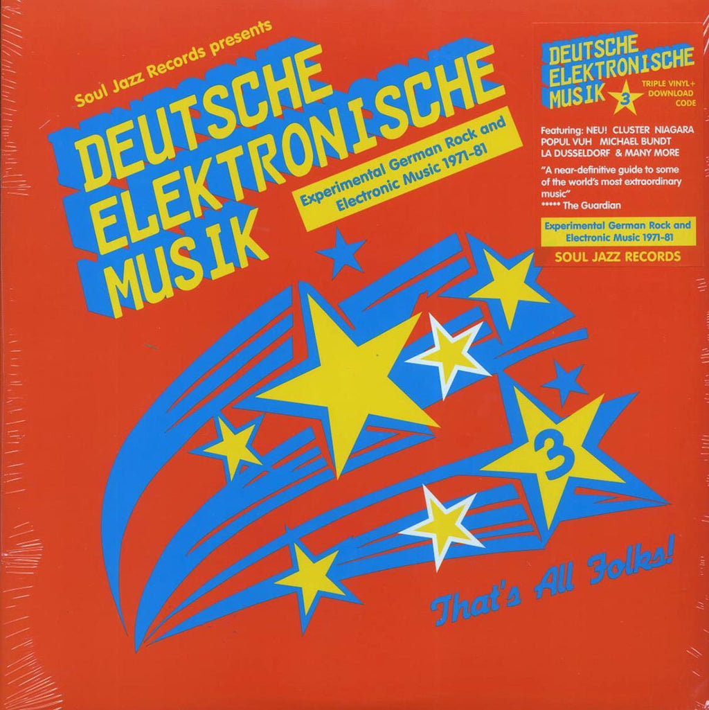 Various - Deutsche Elektronische Musik 3: Experimental German Rock And Electronic Music 1971-81 (3xLP) vinyl LP front cover