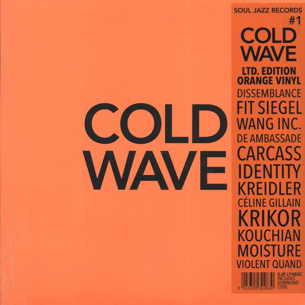 Various - Cold Wave #1 (ltd. ed.) (2xLP) (orange vinyl) vinyl LP front cover