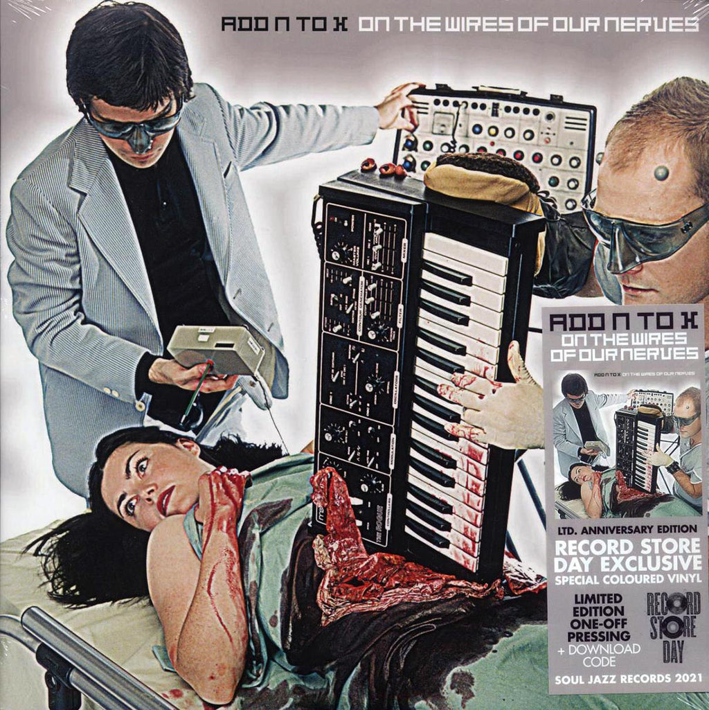 Add N To X - On The Wires Of Our Nerves (RSD 2021) (2xLP) (silver vinyl) vinyl LP front cover