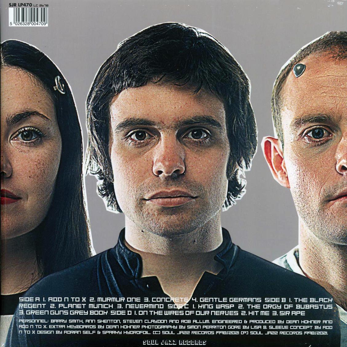 Add N To X - On The Wires Of Our Nerves (RSD 2021) (2xLP) (silver vinyl) vinyl LP back cover