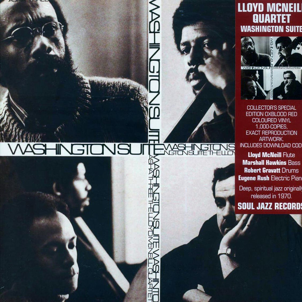 Lloyd McNeill Quartet - Washington Suite (ltd. ed.) (red vinyl) vinyl LP front cover