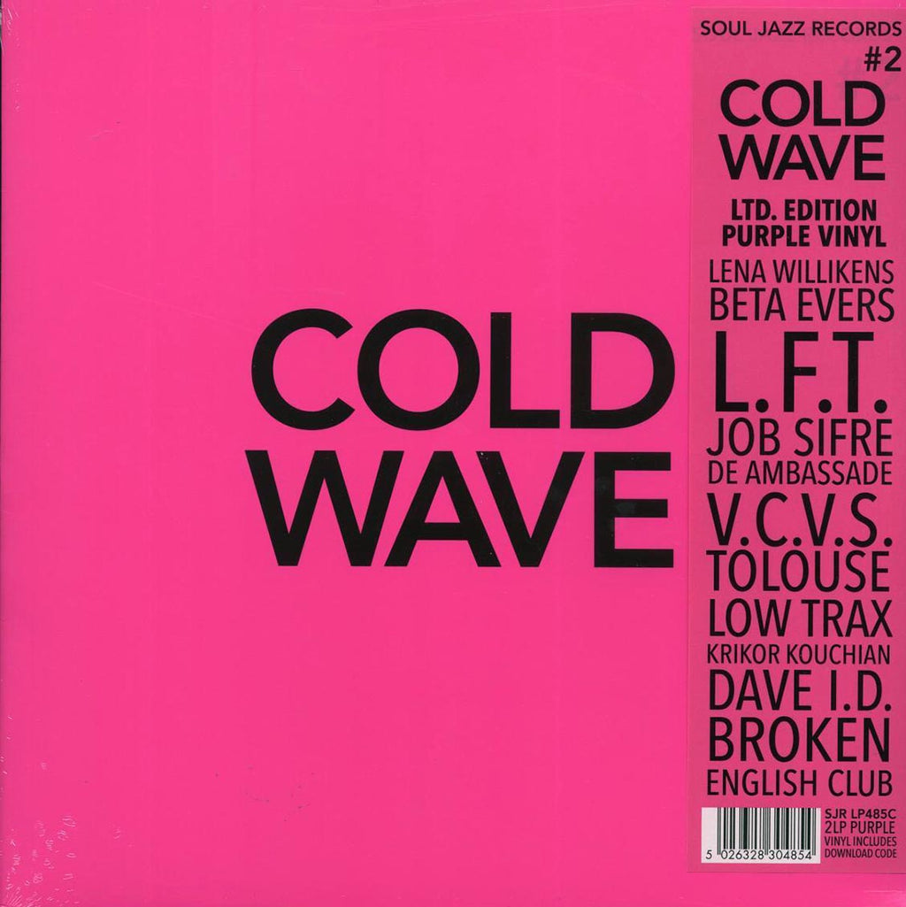 Various - Cold Wave #2 (ltd. ed.) (2xLP) (purple vinyl) vinyl LP front cover