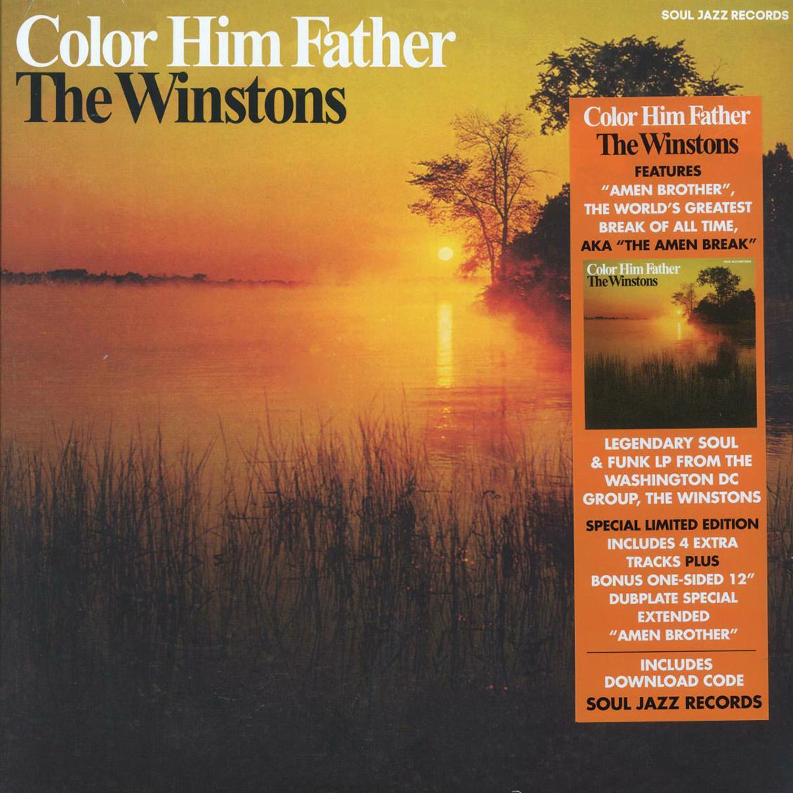 The Winstons - Color Him Father (+4 bonus tracks) (ltd. ed.) (2xLP) vinyl LP front cover