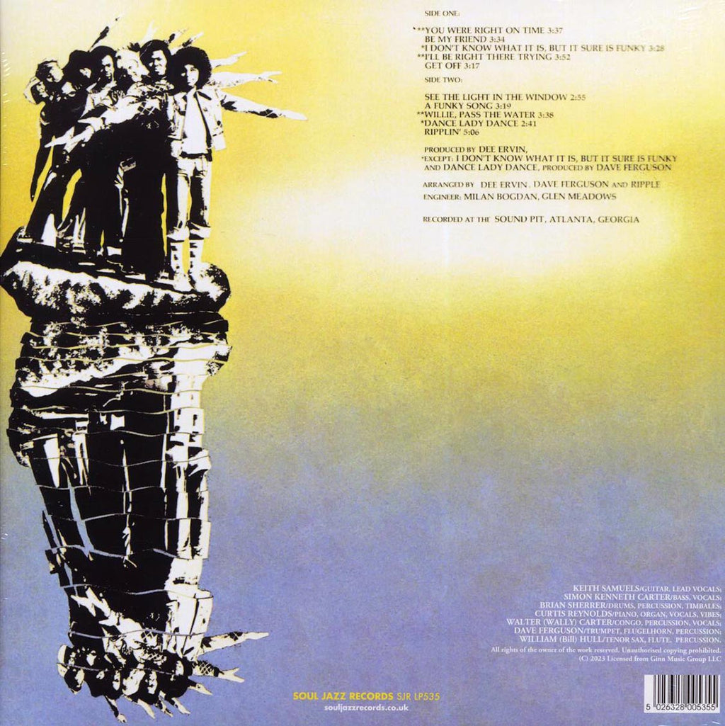 Ripple - Ripple (RSD 2023) vinyl LP back cover