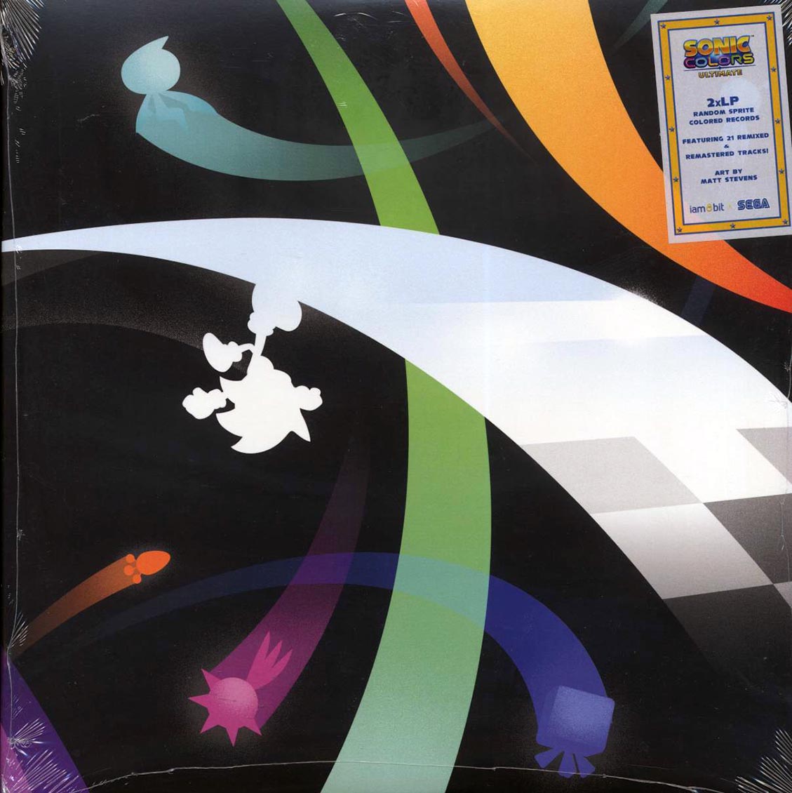 Various - Sonic Colors: Ultimate (2xLP) (random sprite vinyl) (remastered) vinyl LP front cover