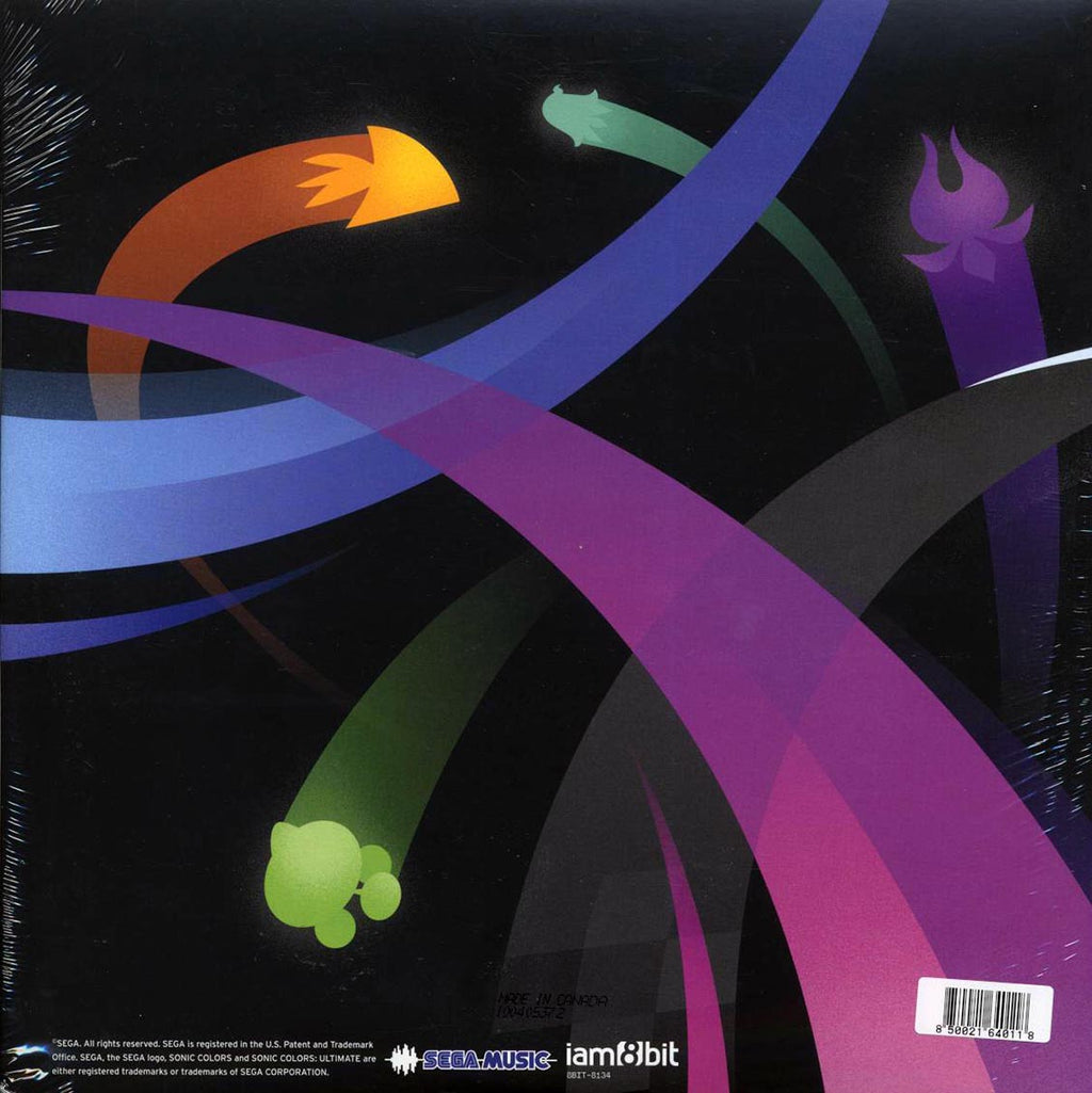 Various - Sonic Colors: Ultimate (2xLP) (random sprite vinyl) (remastered) vinyl LP back cover