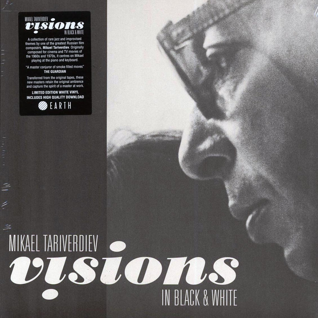 Mikael Tariverdiev - Visions In Black & White (ltd. ed.) (white vinyl) (remastered) vinyl LP front cover