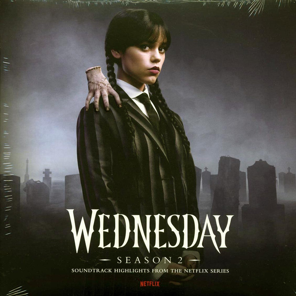 Various, Chris Bacon - Wednesday, Season 2: Soundtrack Highlights From The Netflix Series (purple marble) vinyl LP front cover