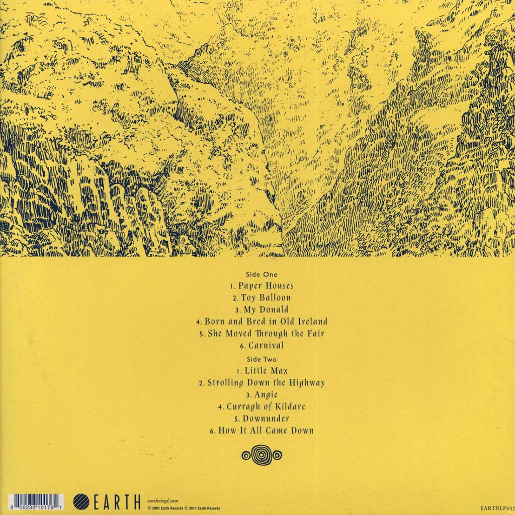 Bert Jansch - Live In Australia (remastered) vinyl LP back cover