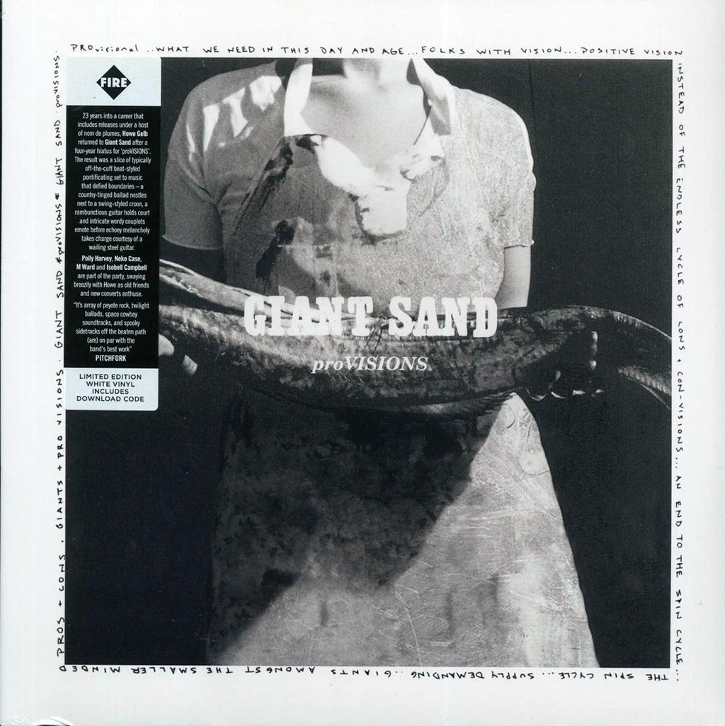 Giant Sand - Provisions (RSD 2018) (ltd. ed.) (white vinyl) vinyl LP front cover