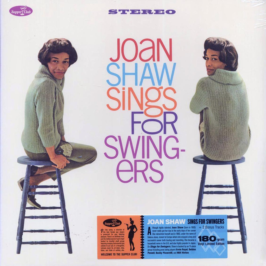 Joan Shaw - Sings For Swingers (+2 bonus tracks) (ltd. ed.) (180g) vinyl LP front cover
