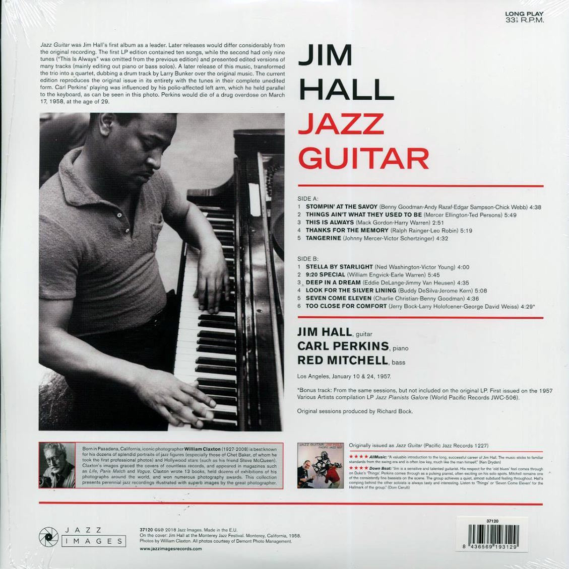 Jim Hall - Jazz Guitar (+bonus track) (ltd. ed.) (180g) vinyl LP back cover