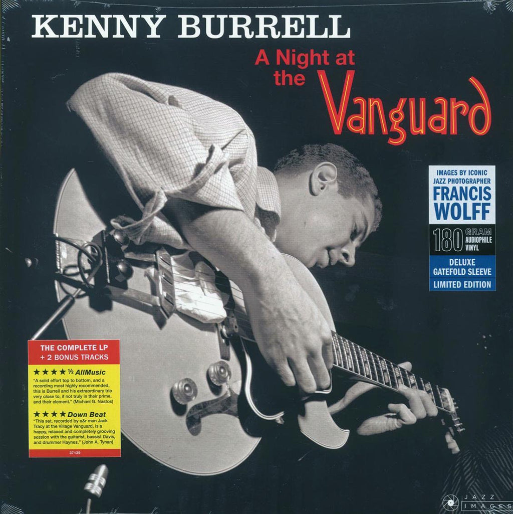 Kenny Burrell - A Night At The Vanguard (+2 bonus tracks) (ltd. ed.) (180g) (remastered) vinyl LP front cover