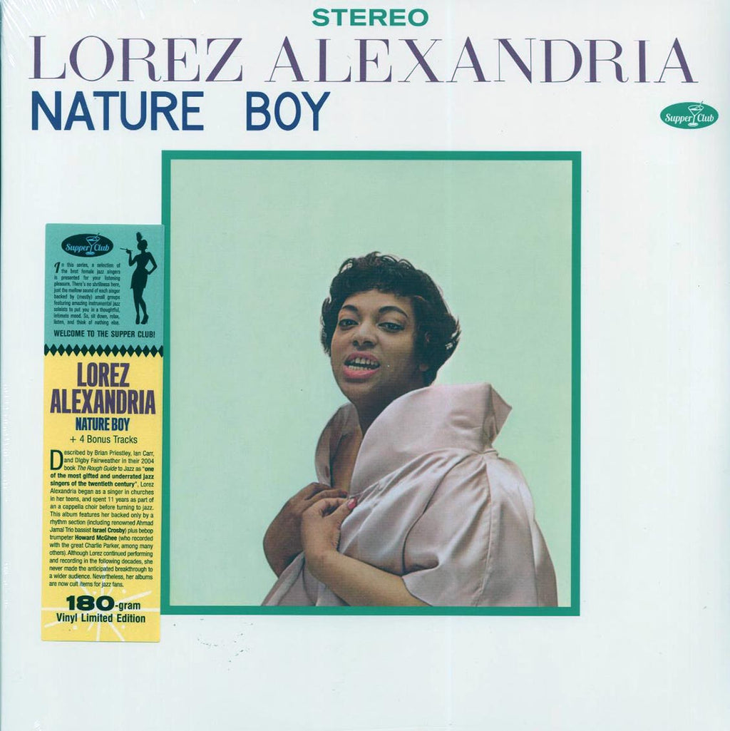 Lorez Alexandria - Nature Boy (+4 bonus tracks) (ltd. ed.) (180g) vinyl LP front cover
