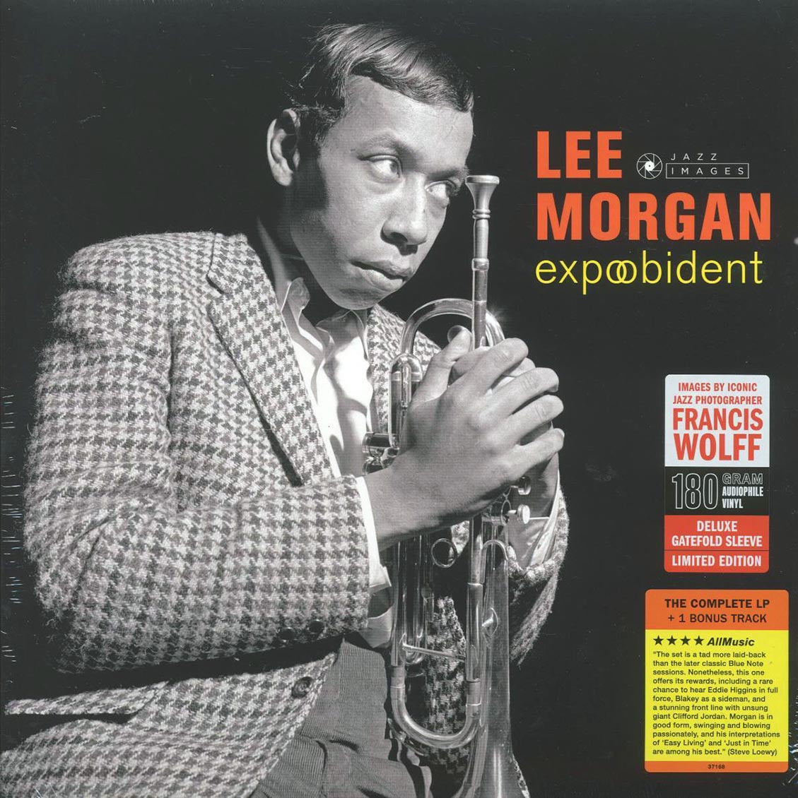 Lee Morgan - Expoobident (+bonus track) (ltd. ed.) (180g) vinyl LP front cover
