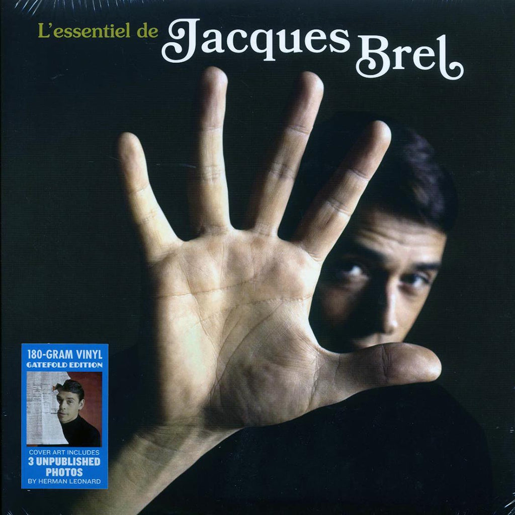 Jacques Brel - L'Essentiel De Jacques Brel (ltd. ed.) (180g) vinyl LP front cover
