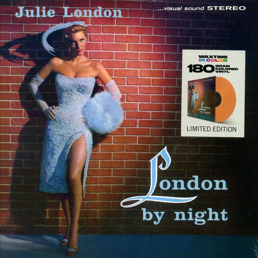 Julie London, Pete King & His Orchestra - London By Night (ltd. ed.) (180g) (orange vinyl) vinyl LP front cover