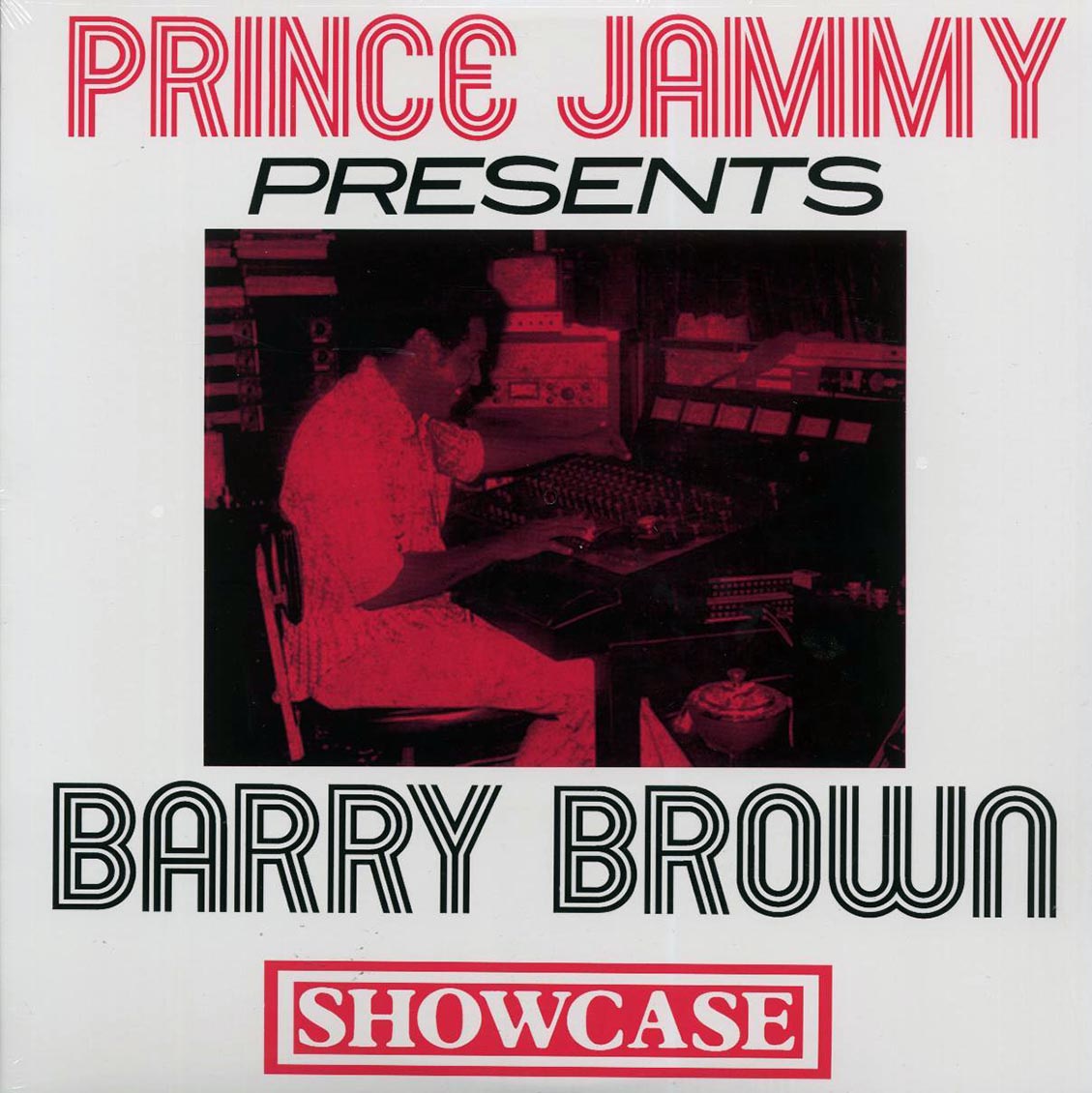 Barry Brown - Prince Jammy Presents Barry Brown Showcase vinyl LP front cover