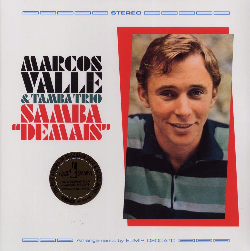 Marcos Valle - Samba Demais (+6 bonus tracks) (ltd. ed.) (180g) vinyl LP front cover