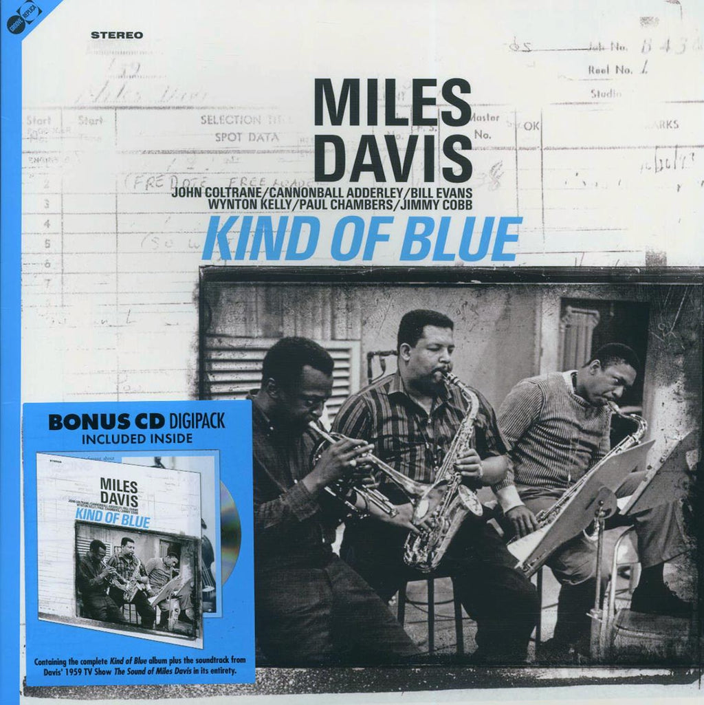 Miles Davis - Kind Of Blue (ltd. ed.) (180g) (incl. CD) vinyl LP front cover