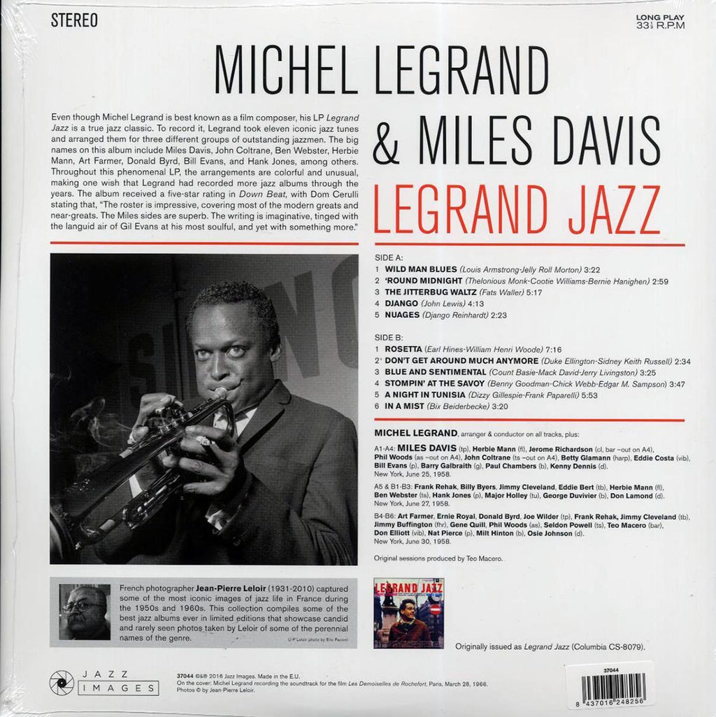 Michel Legrand, Miles Davis - Legrand Jazz (ltd. ed.) (180g) vinyl LP back cover