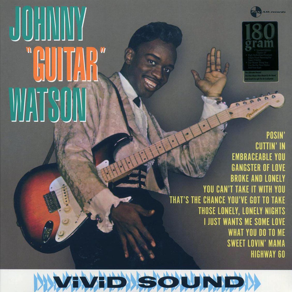 Johnny Guitar Watson - Johnny Guitar Watson (+4 bonus tracks) (ltd. ed.) (180g) vinyl LP front cover