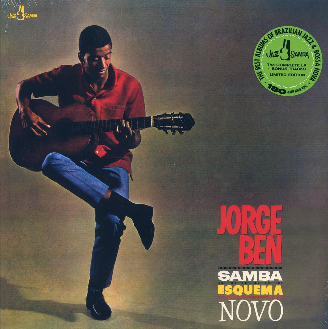Jorge Ben - Samba Esquema Novo (+5 bonus tracks) (ltd. ed.) (180g) vinyl LP front cover